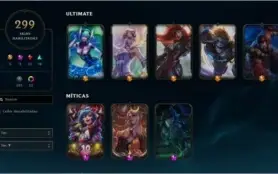 Conta Gold 299 Skins Main adc
