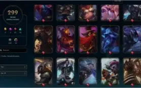 Conta Gold 299 Skins Main adc