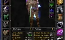 Conta WoW TBC paladino full tier 4
