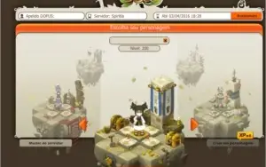 Conta 200 no Servidor Spiritia Dofus