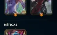 Conta LOL 214 skin, Chromas, Eternos, TFT etc