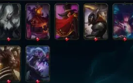 Conta LOL 214 skin, Chromas, Eternos, TFT etc