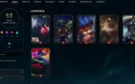 Conta League of Legends Full Acesso - 74 Champs e 52 skins