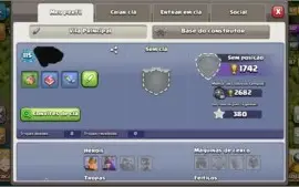 Conta Clash of Clans CV9 quase full