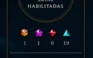 Conta de LOL ANTIGA 2014 (89 Skins + 119 Campeões)