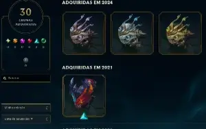 CONTA LOL: Level 236 | 291 SKINS | 170 campeões