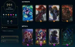 CONTA LOL: Level 236 | 291 SKINS | 170 campeões