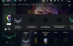 Conta prata 2 com 30 Champs e 9 Skins + 1 Fragmento