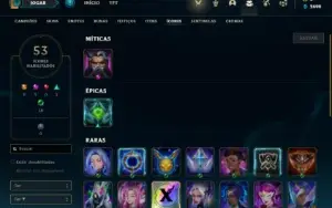Conta prata 2 com 30 Champs e 9 Skins + 1 Fragmento