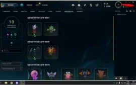 CONTA LEAGUE OF LEGENDS COM 3 VITORIOSAS E CROMA DE DIAMOND