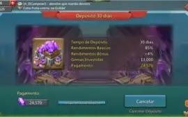 Conta no Lords Mobile CT 25, 63M, Pacto 3, 6 marchas