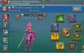 Conta no Lords Mobile CT 25, 63M, Pacto 3, 6 marchas