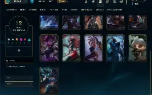 Unranked com 30 Champs e 12 Skins +4 Fragmentos