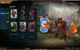 Smite conta S1-387 Skin-Muitas Limitadas-T5-Thor-Anubis-Ullr