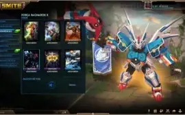 Smite conta S1-387 Skin-Muitas Limitadas-T5-Thor-Anubis-Ullr