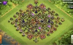 Conta centro de vila 10 clash of clans