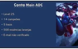 Conta lol lvl 25 - Main ADC