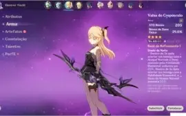 🏖️⭐AR 31 Eula, Fischl + Arco Valsa do Crepúsculo ⭐🏖️