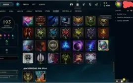 LOL CONTA +120 SKINS, DX DIMA EMAIL NÃO-VERIFICADO