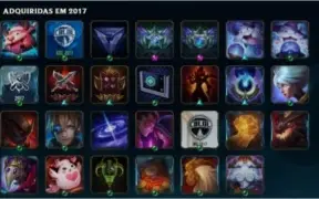 Conta League of Legends 7 skin vitoriosas