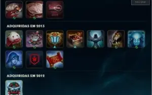 Conta League of Legends 7 skin vitoriosas