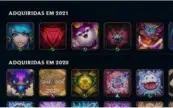 CONTA DE LOL 638 SKINS e +