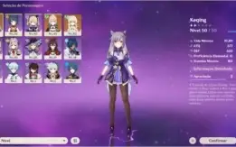 Genshin Impact / AR 26 / Keqing + Jean + Espada Celestial