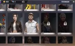 CONTA FREE FIRE COM ALEK E CALÇA ANGELICAL