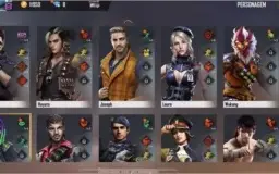 CONTA FREE FIRE COM ALEK E CALÇA ANGELICAL