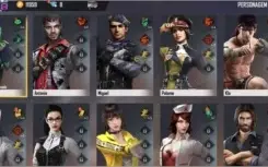 CONTA FREE FIRE COM ALEK E CALÇA ANGELICAL