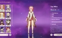 Genshin impact conta com yae miko + tartaglia AR21