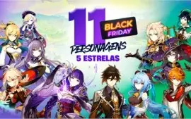 Genshin Impact - AR 57 - 10 personagens  5⭐