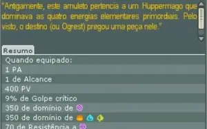 Amuleto Ementar Deluxe - Rubilax