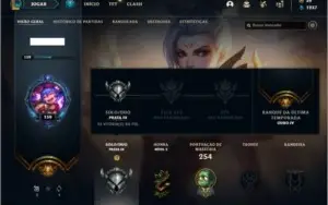 Conta prata 3 com 100 champs e 75 skins +1 Prestigio