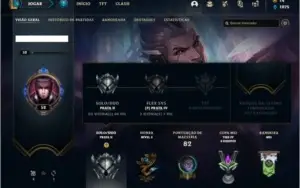 Conta prata 2 com 12 skins e 42 champs