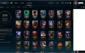 CONTA TOP DE LEAGUE OF LEGENDS