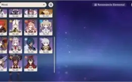 XIAO + VENTI + KLEE + DILUC + MONA + HOMA + 2 AMOS