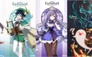 CONTA MONA + VENTI + KEQING + XIAO + HU TAO AR 50+