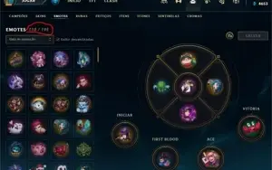 Conta Platina --210 SKINS--110 EMOTES-182 ÍCONES