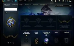 Conta unranked com Rammus rei e Kayle juiza