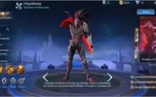 Conta mítico   49 heróis 56 skin..