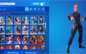 CONTA FORTNITE RARA WILDCAT/IKONIK/GLOW/ROGUE SPIDER/MINTY