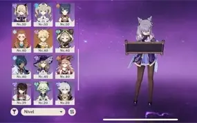 Ar51. Yoimiya + agitação, xiao, hutao, kequing, Jean e qiqi