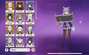 Ar51. Yoimiya + agitação, xiao, hutao, kequing, Jean e qiqi