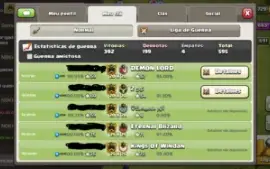 Clã Clash of Clans nível 19