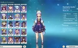 Baal + Cortador, Ayaka + Bis + Yoimiya + Bis, Eula + Bis +..