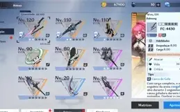 Conta com Frigg 2 estrelas quase todos ssr + 26k de fc