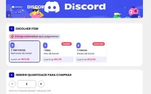 Fornecedor De Impulsos Discord Impulsos A 70 Centavos