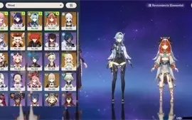 (AMERICA AR56) Nilou, Eula, Raiden Shogun, Yae Miko, Ayaka