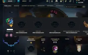 Unranked com 120 Champs e 105 Skins ( MID / JG )